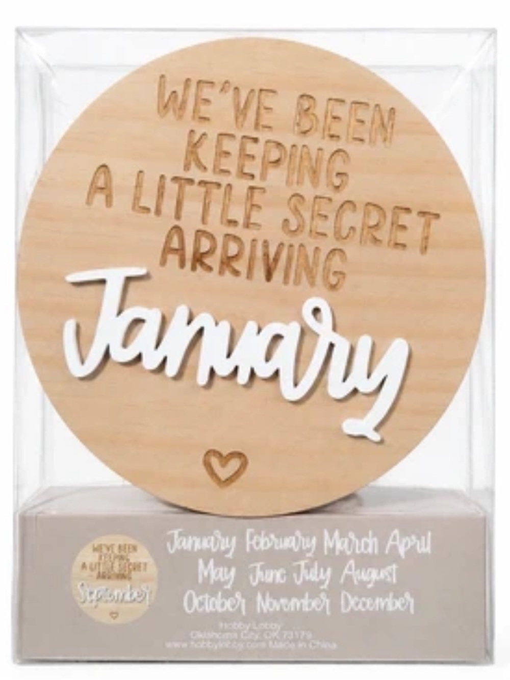 New Wood Birth Announcement Sign
